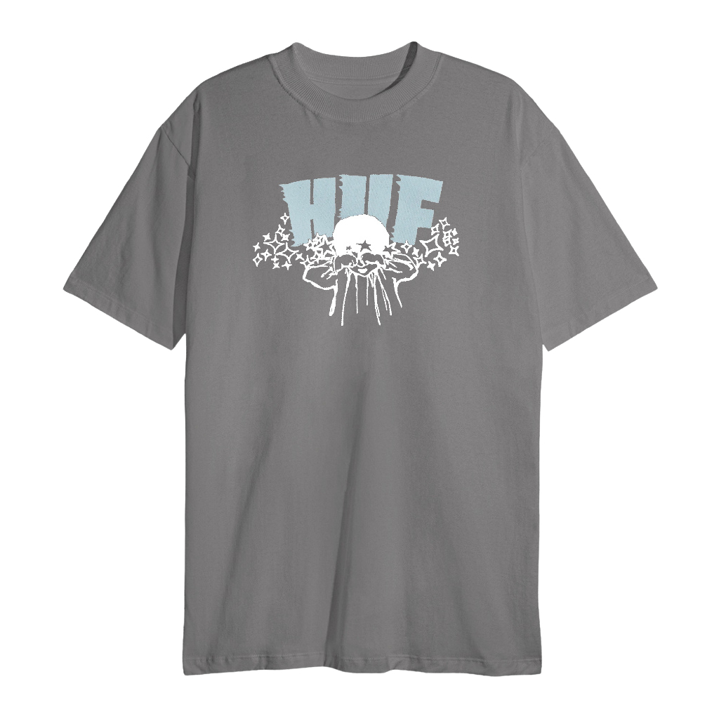 Camiseta HUF ANGEL streetwear unissex oversized estampada