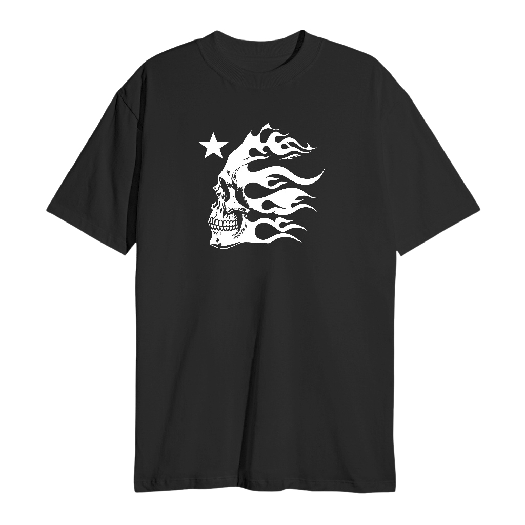 Camisa HELLSTAR oversized streetwear unissex camisa estampada