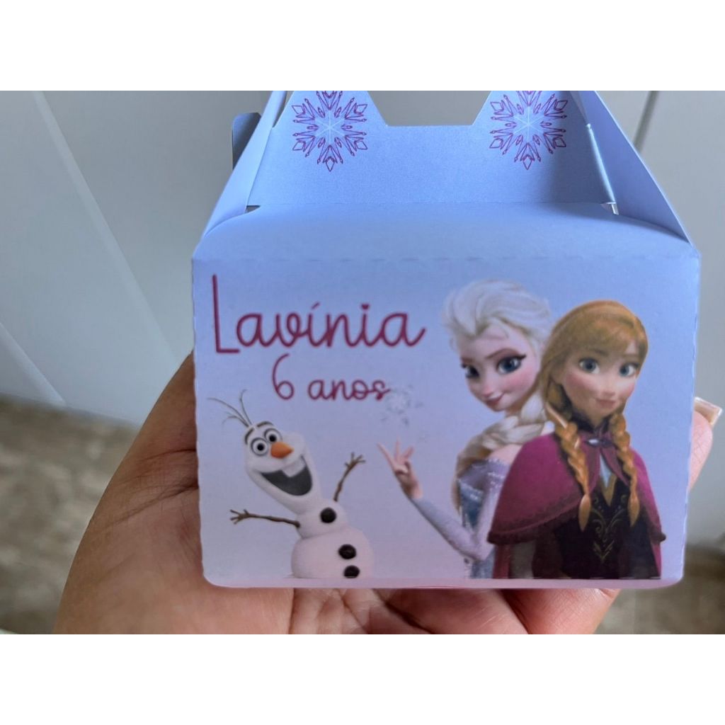 Maletinha Congelante PEGUE E MONTE Lembrancinhas Aniversário Caixinhas Personalizadas Papelaria