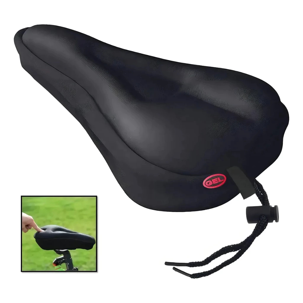 Capa Banco Para Bicicleta Ergométrica Anatômica Selim Em Gel Bike