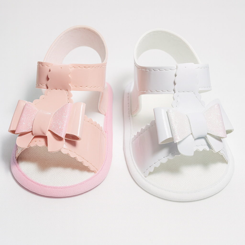 Kit 2 Pares Sandalia Feminina Laço Para Bebê Menina e Reborn em Oferta na Shopee