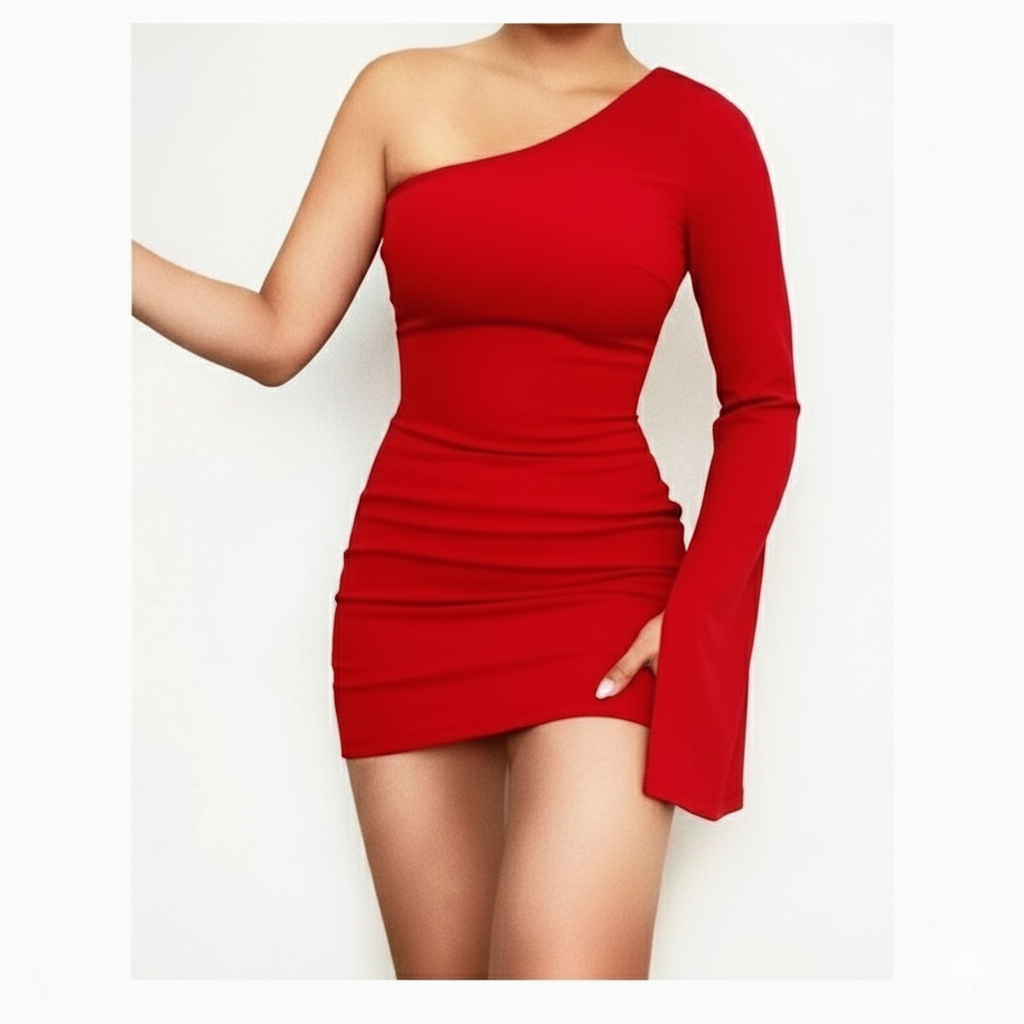 VESTIDO ELEGANTE MULA MANCA