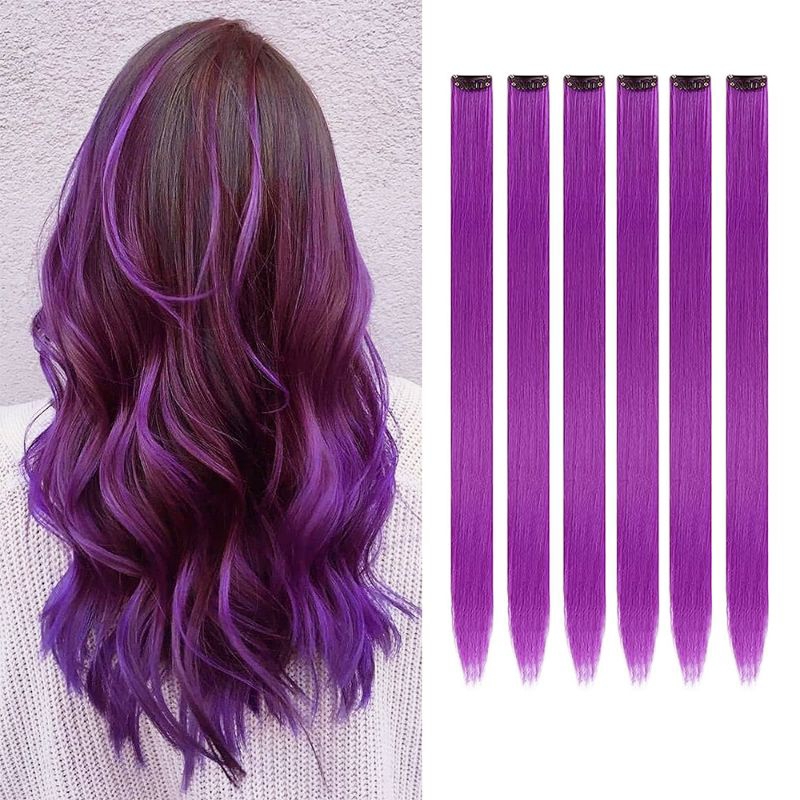 Mechas roxa tic tac de fibra orgânica de 65 cm a mecha suporta chapinha e babyliss Mecha amarelo copa do mundo 2026