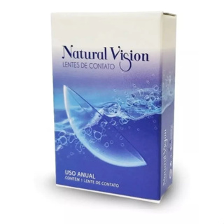Lente De Contato Incolor Anual Natural Vision (1 Unidade) em Oferta na Shopee