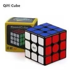 Kit Cubo Mágico Profissional 3x3x3 Qiyi Sail W + Lubrificante Gold Silicone + Suporte de Exposição