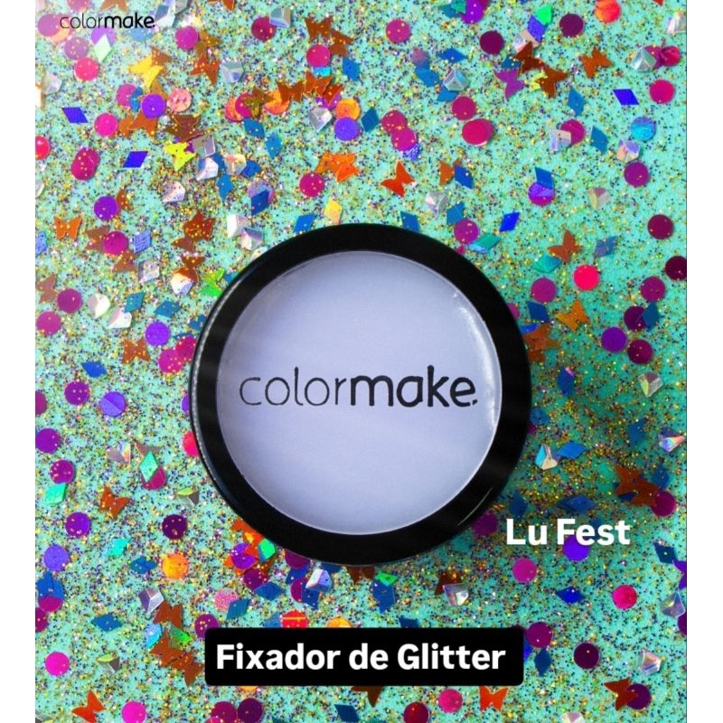 Fixador de Glitter Colormake 5g - Gel Fixador Maquiagem Artística Carnaval Rosto Corpo Olhos