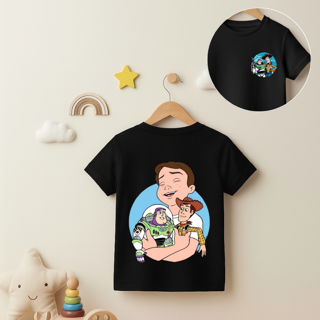 Camiseta Infantil Dinossauro Cowboy Astronauta | Moda Kids | Roupa Criativa Unissex Algodão
