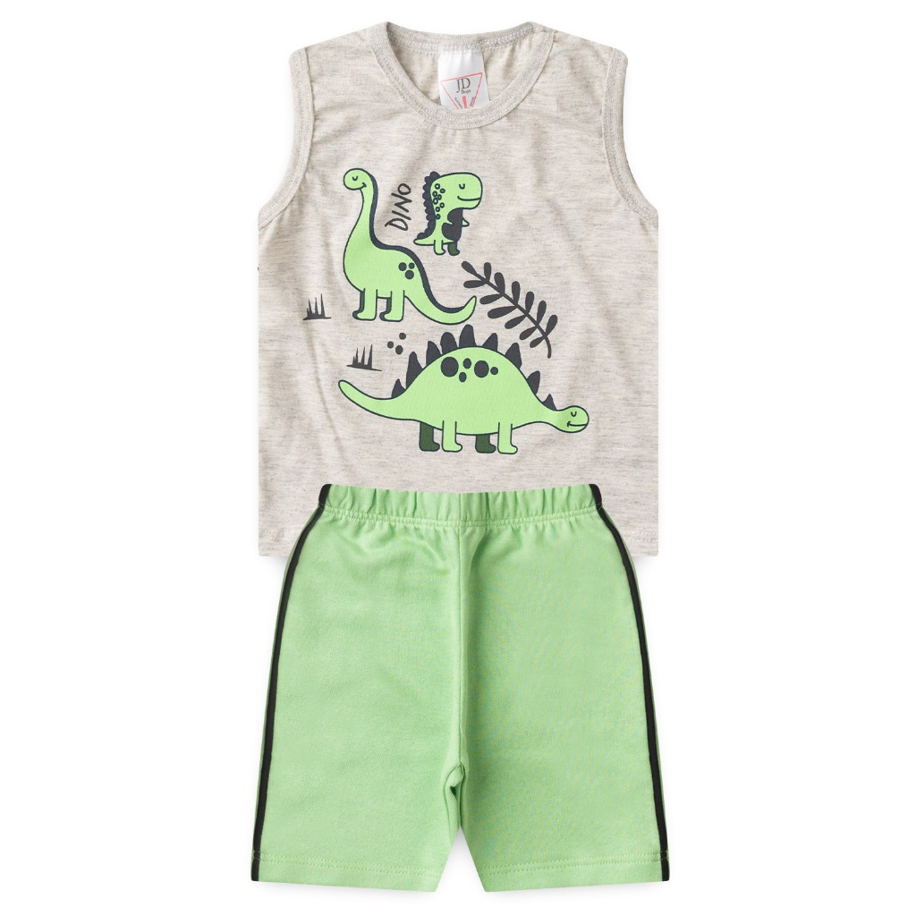 Conjunto Meninos DIno - JD Kids - 3877 em Oferta na Shopee