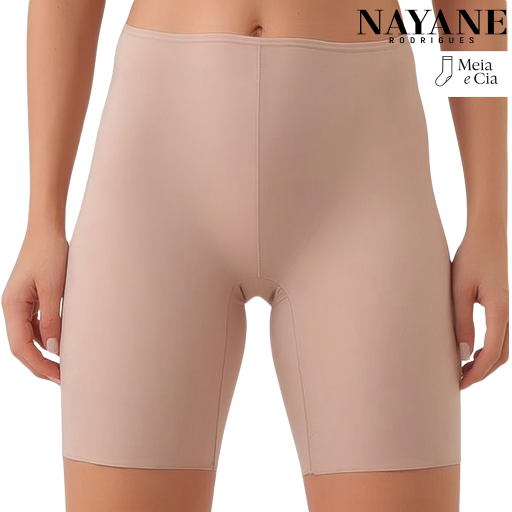 Bermuda Sem Costura Lisa Nayane Rodrigues – Conforto, Sustentação e Versatilidade