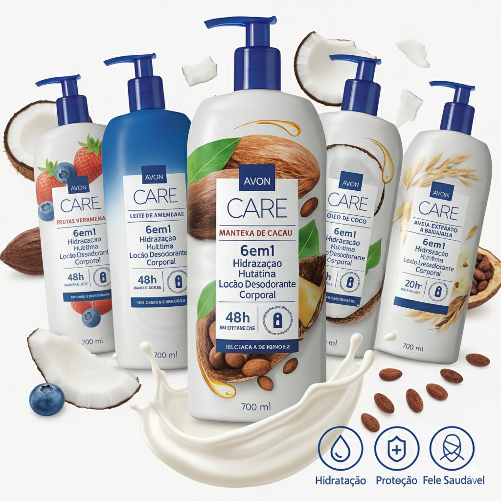 Loção Hidratante Desodorante Corporal Care Fragrâncias - 700 ml - Avon