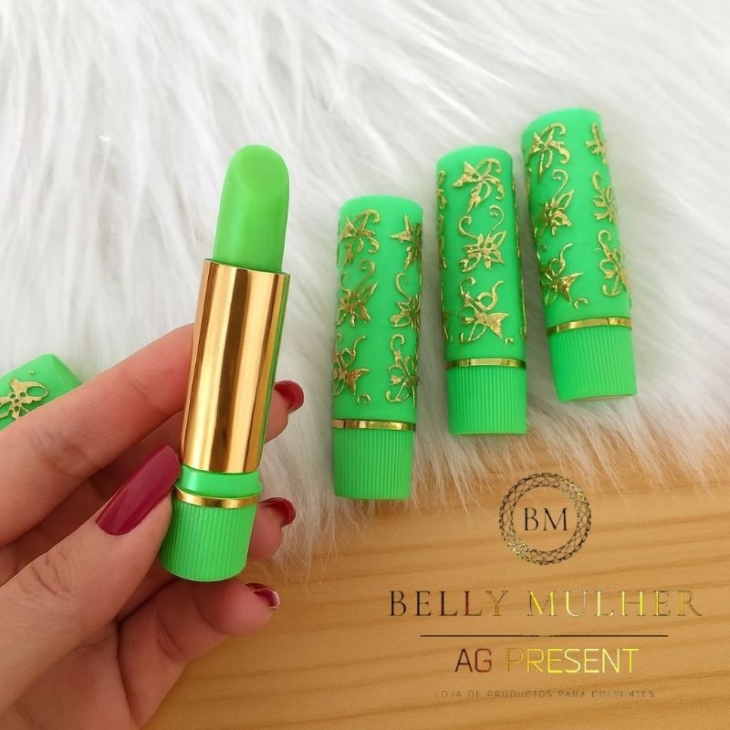 Batom que muda de cor, Batom Mágico 24 Horas Verde, Rosa, laranja, Vermelha, …