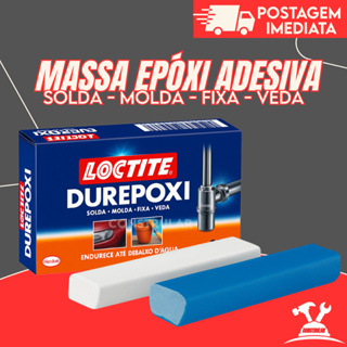 Massa Epóxi para Reparos, Cola Forte, Alta Resistência - Durepox 50g ou 100g em Oferta na Shopee
