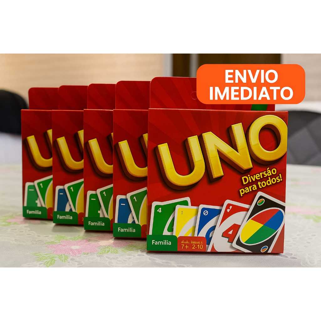 Jogo de Cartas Uno - 108 Cartas Diversão para todos