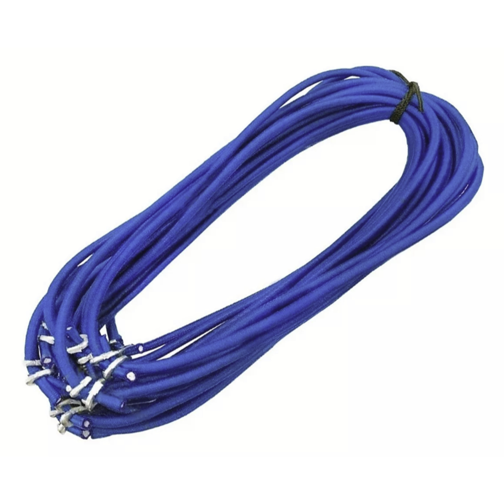 32 Esticadores Capa Piscina - Extensores elásticos duplo - 32 und para Lona Piscina - Elástico Lona