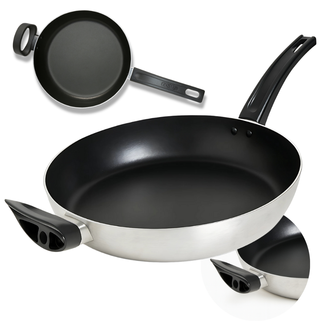 Frigideira Industrial Antiaderente Teflon Alumínio 30cm Profissional Com Alça em Oferta na Shopee
