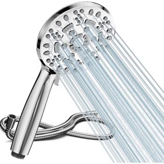 Heemli Conjunto de Chuveiro de Mão para Banheiro com 8 Modos de Jato, Massagem Potente e Acabamento Cromado em Oferta na Shopee