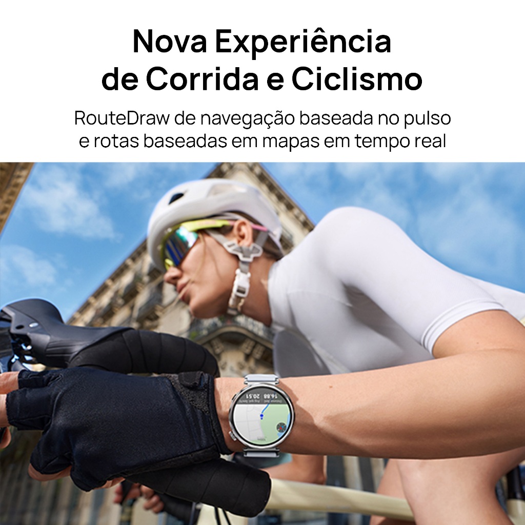 HUAWEI WATCH GT 5 46mm | Smartwatch Relogio | Nova Experiência de Corrida e Ciclismo|GPS Integrado - detalhe