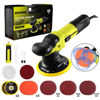 Politriz Roto Orbital Elétrica 900w Máquina De Polimento Rotativo De Trilhas De Automóveis Com 6 Velocidades Velocidades em Oferta na Shopee