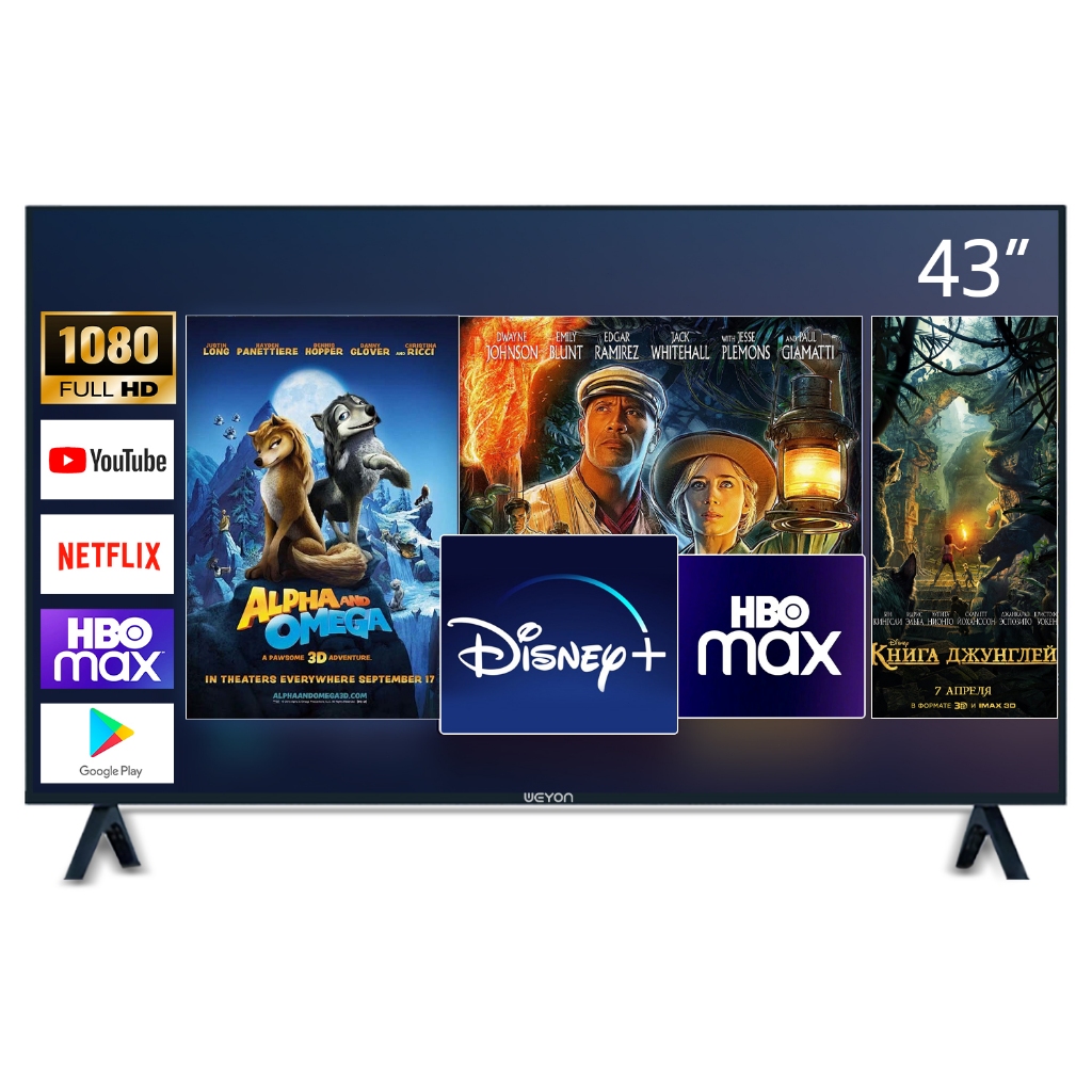 Smart Tv 43 Full Hd Weyon 43wdsnbx Wi-fi 100-240v