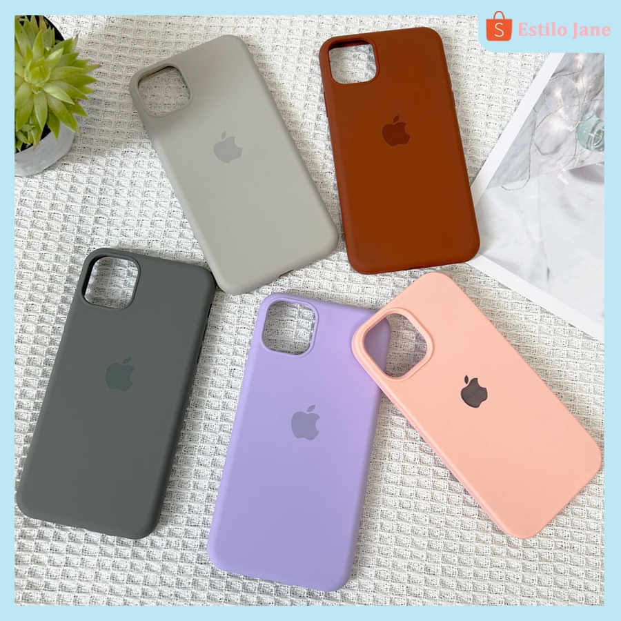 Capa Capinha Case Para iPhone 11 12 13 14/11 12 13 14Pro/11 12 13 14ProMax/14Plus Aveludada Silicone em Oferta na Shopee