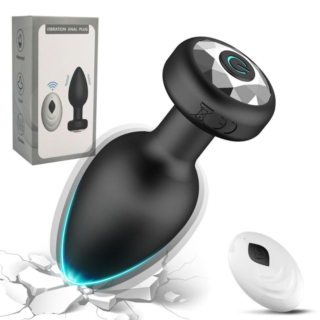 【Em estoque】Plug anal vibro com controle remoto Recarregável 10 modos de vibração Para Homens Mulheres Masturbador Femin em Oferta na Shopee