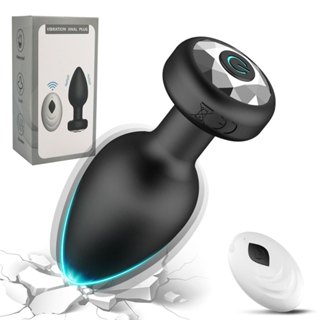 【Em estoque】Plug anal vibro com controle remoto Recarregável 10 modos de vibração Para Homens Mulheres Masturbador Femin em Oferta na Shopee