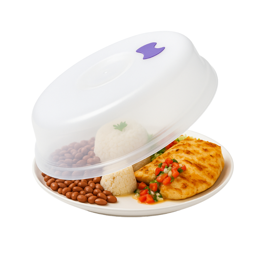 Tampa De Micro-Ondas Alta Com Válvula Protetora de Alimento em Oferta na Shopee