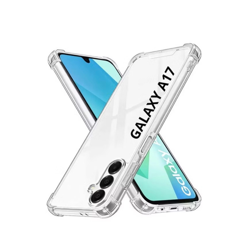 Capa Capinha para Samsung A17 + Película de Vidro 3D Capa Anti Impacto Transparente