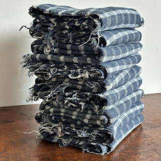 kit 10 Panos De Chão 45x75cm  Malha Dupla Quadriculado 100% Algodão Resistente