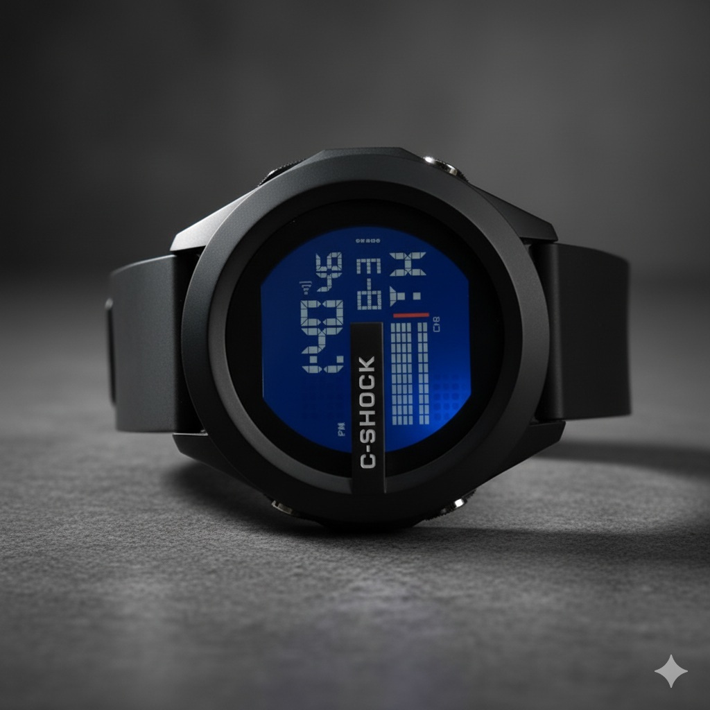 Relógio Digital Masculino Esportivo C-SHOCK Resistente Multifuncional com Luz de Led .