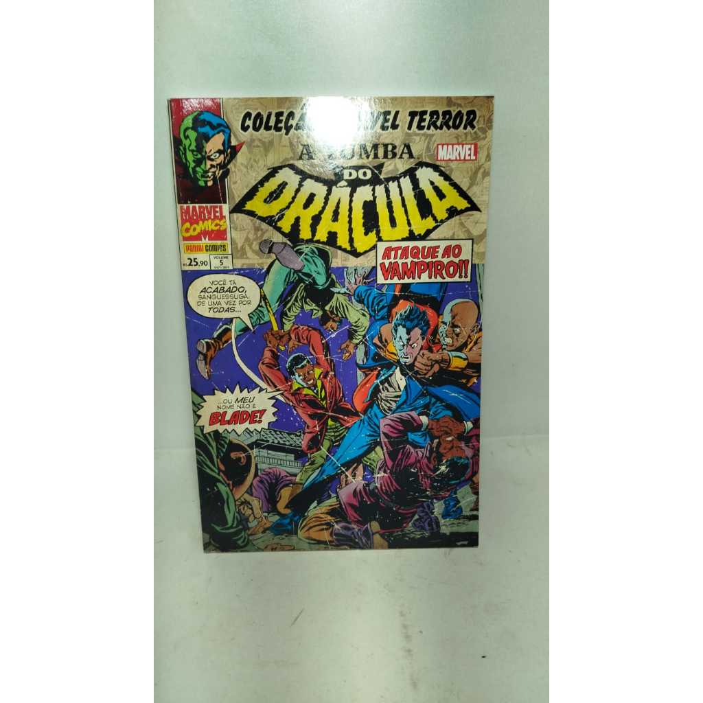 Livro-Hq  A tumba do drácula - Ataque ao vampiro!!