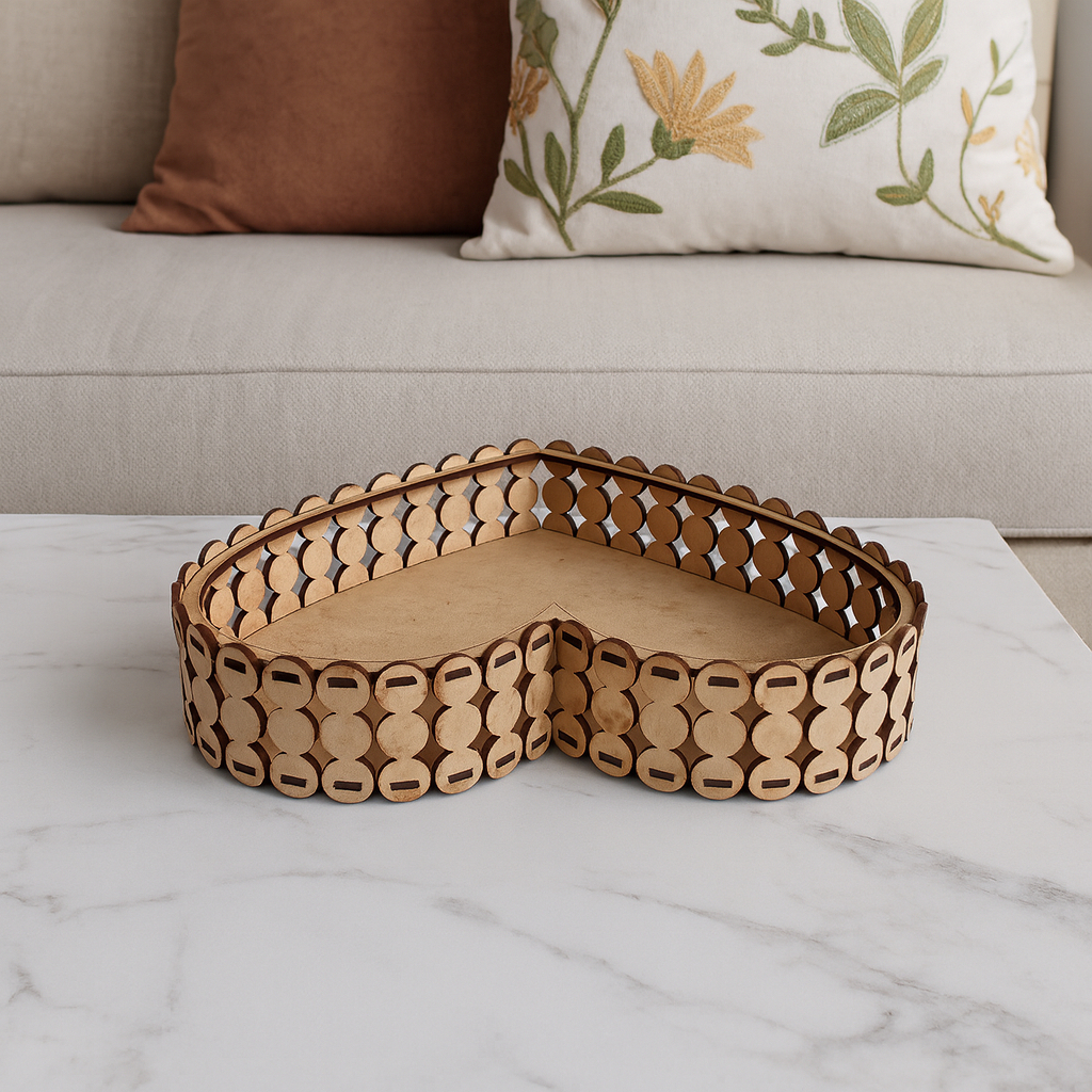 Kit Bandeja perola modelo coraçao Tamanho G 5uni 26x30×5 em Oferta na Shopee