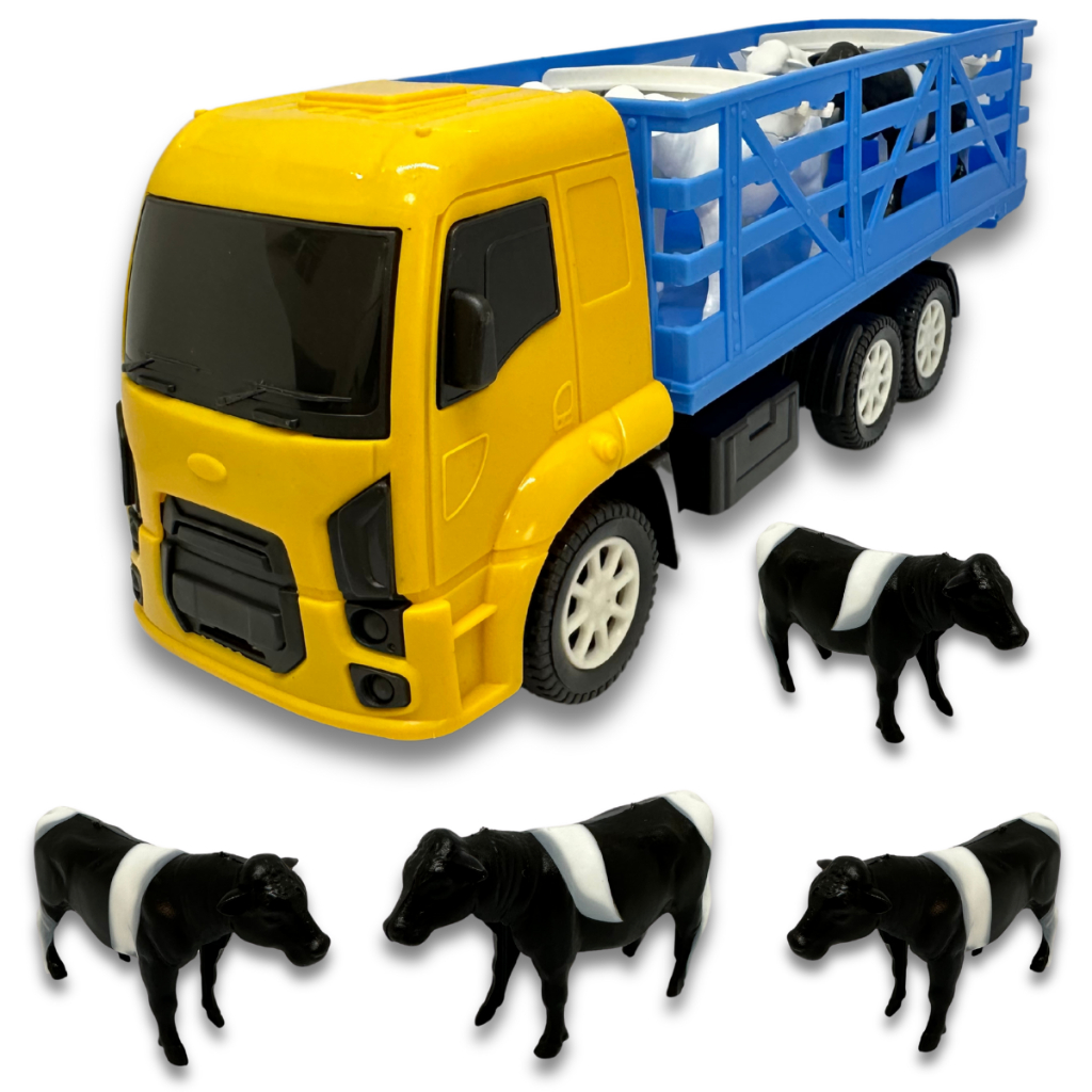 Caminhão Boi Brinquedo Menino Menina 4 Bois Presente Natal Dia Das Crianças em Oferta na Shopee