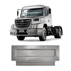 Suporte de Placa Compatível Caminhões Mercedes-Benz HPN "Bicudos" e Atron