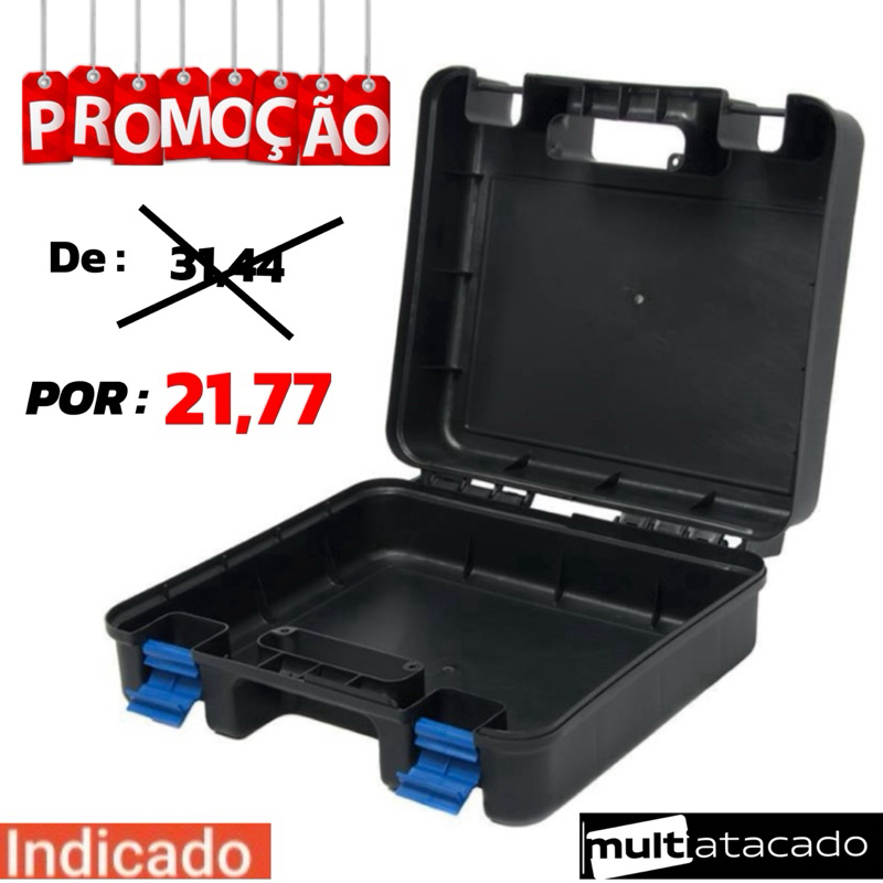 Caixa de Ferramentas Grande Reforçada Bau organizador de instrumentos caixa organizadora de objetos em Oferta na Shopee