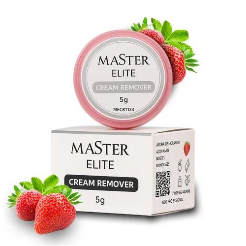 Removedor Em Creme Master Elite Para Extensão De Cílios 5g Aroma Morango