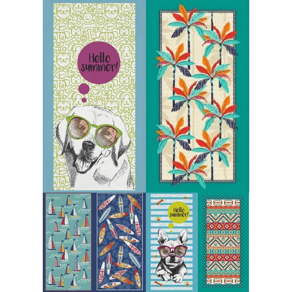 Toalha de Praia e Piscina Aveludada Lepper Estampas Verão em Oferta na Shopee