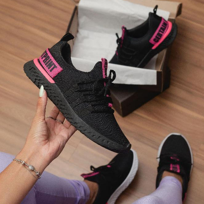 Tênis Feminino Leve e Confortável Academia Caminhada Sport Lazer