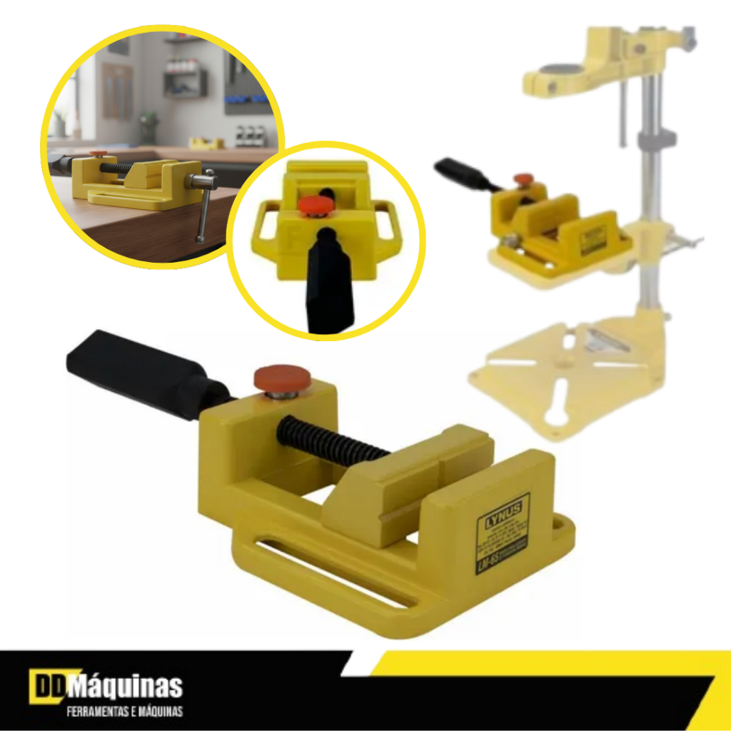 Morsa para Suporte de Furadeira - Lynus em Oferta na Shopee