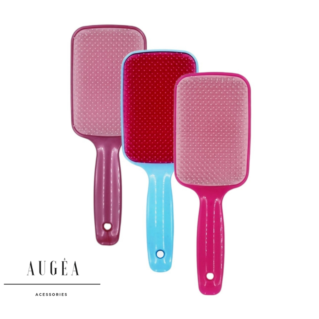 Escova de Cabelo Raquete Flex Desembaraçadora Mágica Finalização Entrega Direta