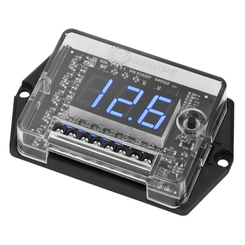 Voltímetro Sequenciador Digital Taramps Automotivo Vts 5.1 Carro Caixa Bob Rack Movel 6V 30V DC em Oferta na Shopee