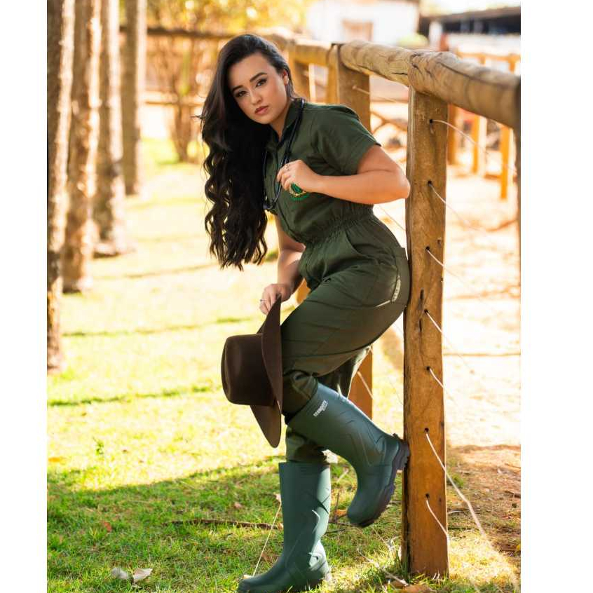 Macacão de  Campo Veterinario PRONTA ENTREGA Boiadeira em Oferta na Shopee