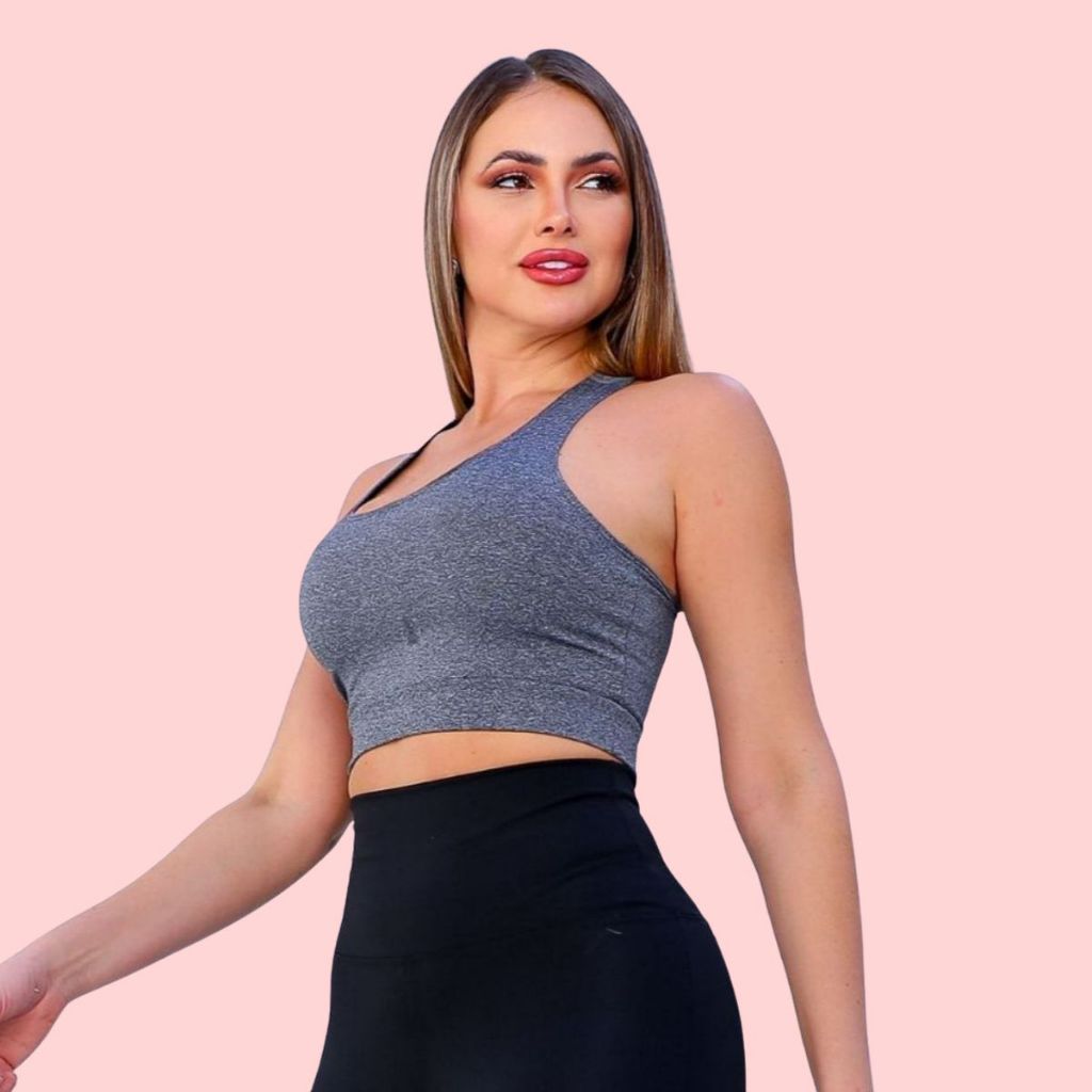 Top Academia Treino Fitness Feminino Cores Variadas Menor Preço em Oferta na Shopee