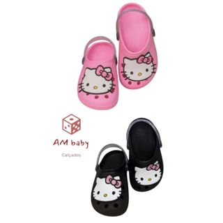 Sandalia Babuche Infantil Papete Confortavel Hello Kitty Meninas em Oferta na Shopee