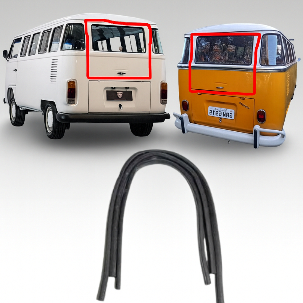 Borracha Tampa Porta Malas Traseira Kombi Todas 1957/1997 em Oferta na Shopee