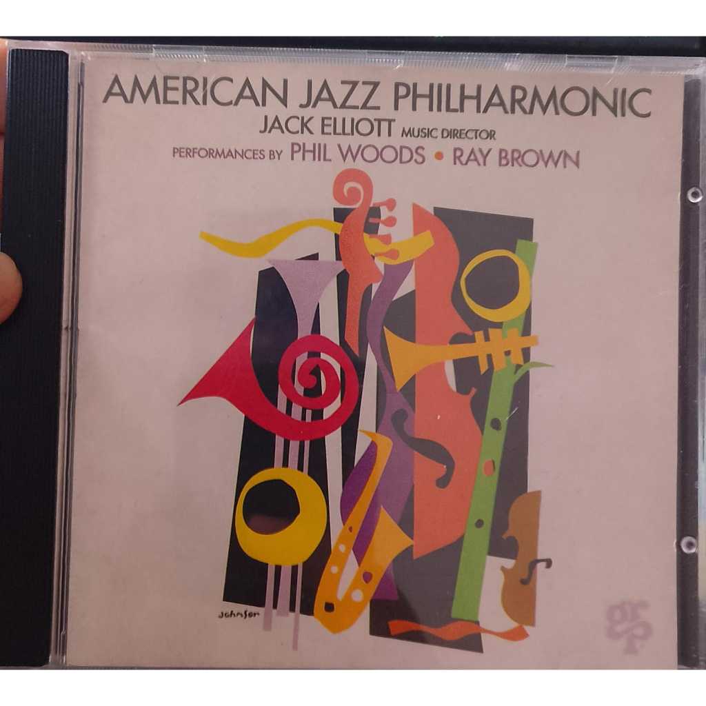 Cd American Jazz Philharmonic Jack Elliott Music Director Performances by Phil Woods - Ray brown