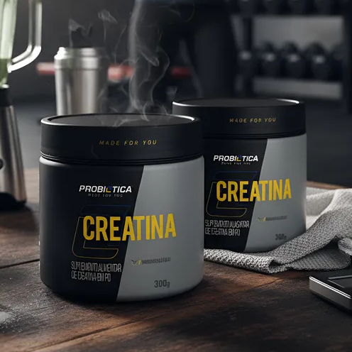 Kit 2un Creatina Monohidratada 100% Pura 300g - Probiotica