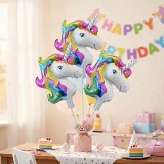 50 Mini Balão Unicórnio 35cm Festa Decoração Aniversário C90479 em Oferta na Shopee