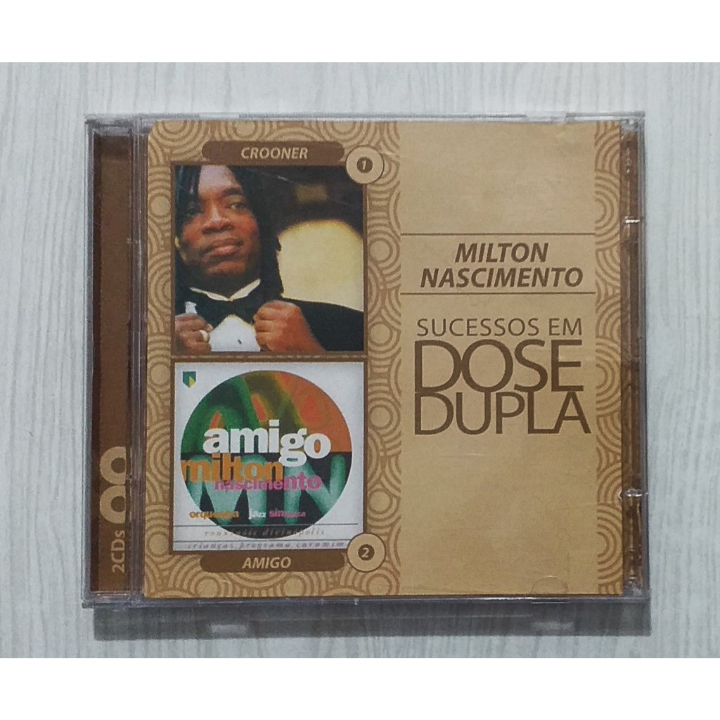 Cd Milton Nascimento - Sucessos Dose Dupla - Crooner + Amigo