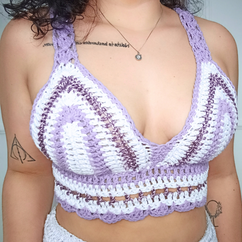 Cropped em Crochê Colorido: Onde Comprar | BuscaProdutos